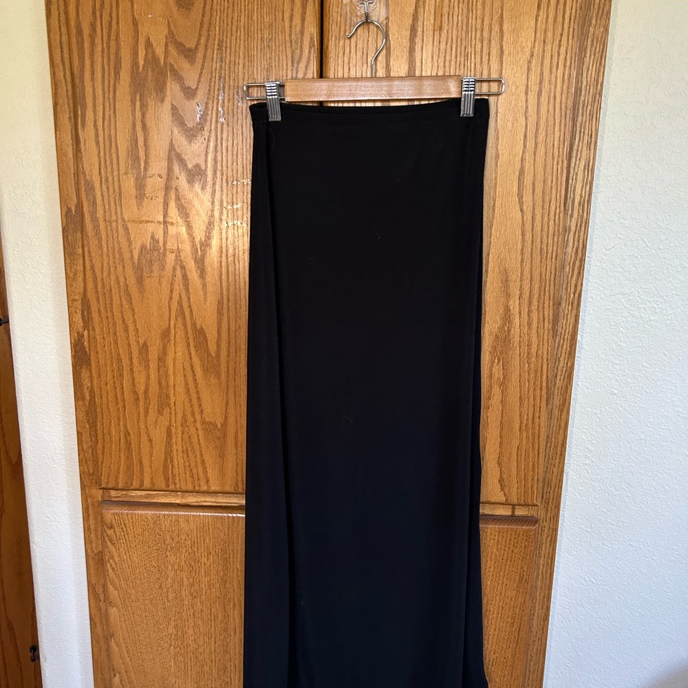 Elegant Black Maxi Skirt